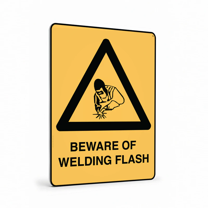 Warning - Beware Of Welding Sign