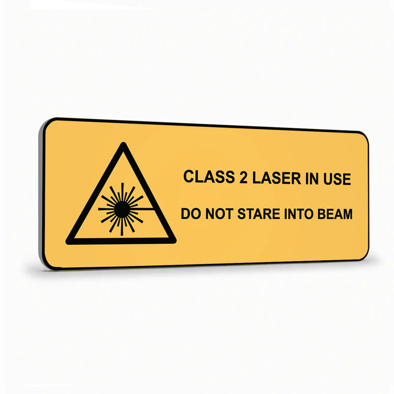 Warning - Class 2 Laser Sign