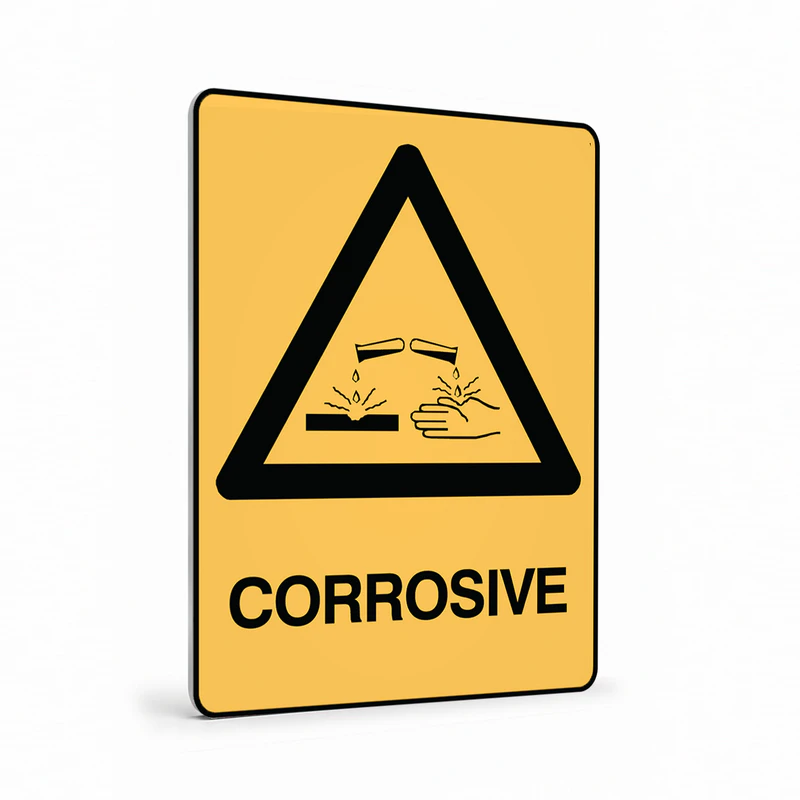 Warning - Corrosive Sign