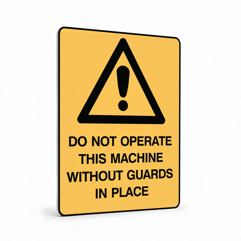 Warning - Do Not Operate Sign