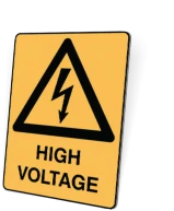 High Voltage sign