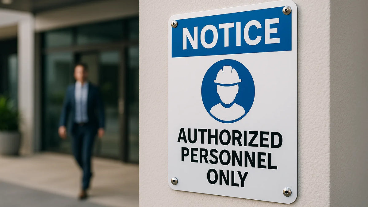 Best Fixings for Aluminium and ACP Safety Signs hero image