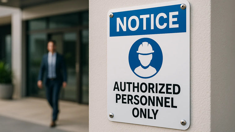 Best Fixings for Aluminium and ACP Safety Signs hero image