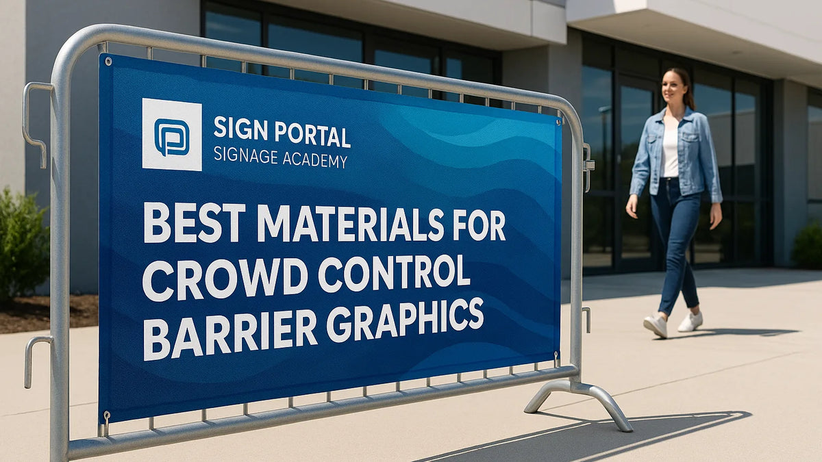 Best Materials for Crowd Control Barrier Graphics hero image