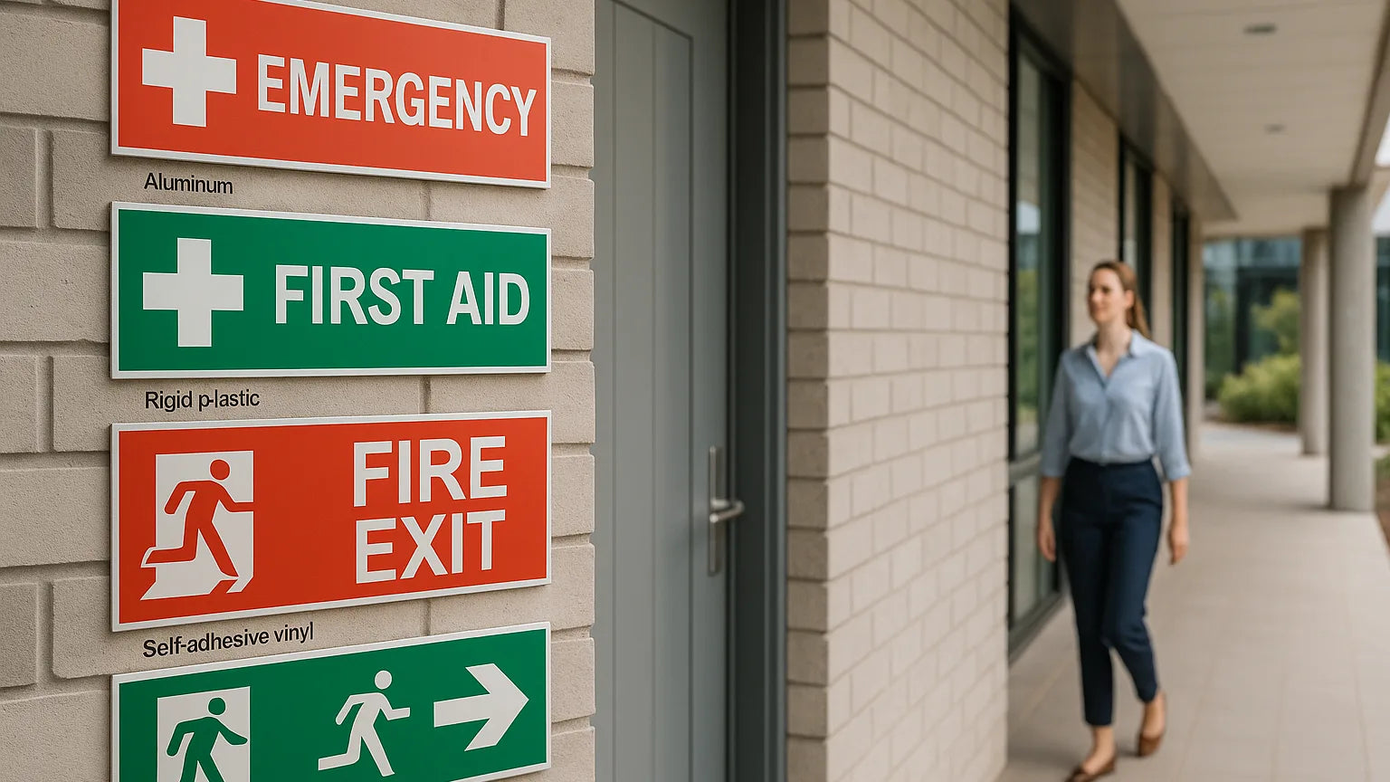 Best Materials for Emergency & First Aid Signs hero image