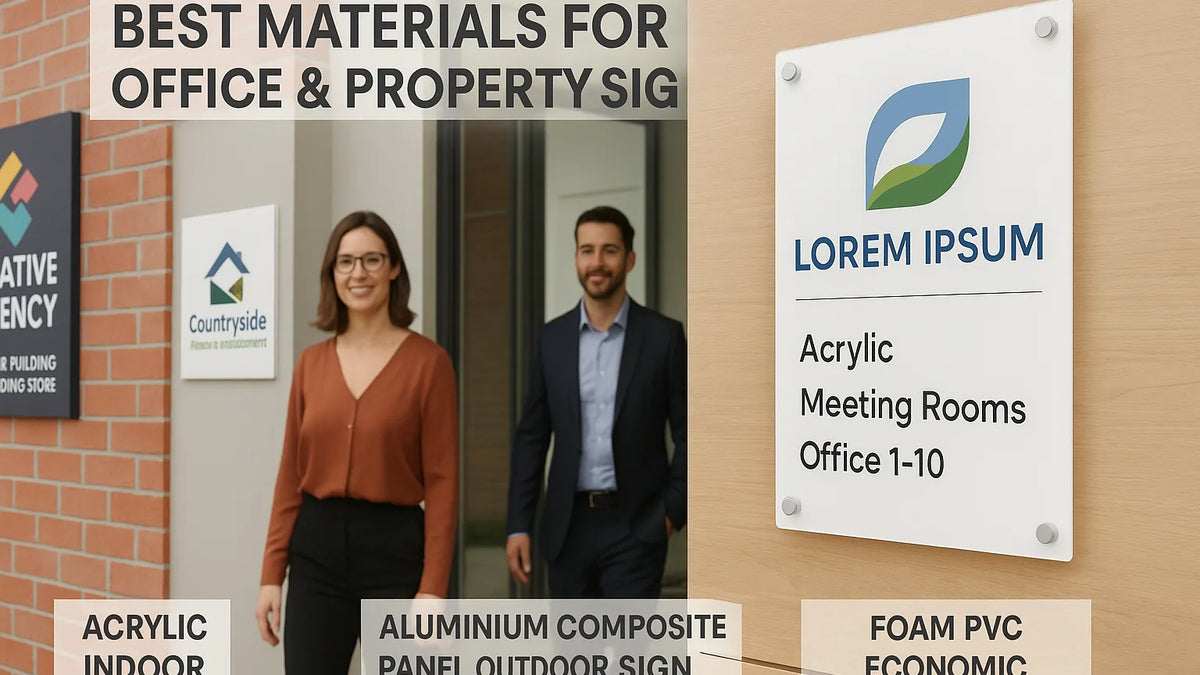 Best Materials for Office & Property Signs hero image