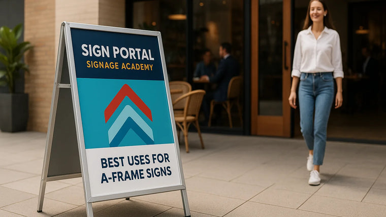 Best Uses for A-Frame Signs hero image