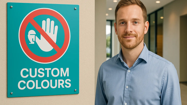 Can Safety Signs Be Made in Custom Colours? hero image