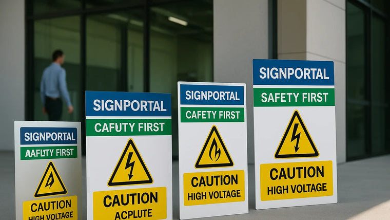 Custom Safety Sign Materials: Aluminium, ACP, Corflute and Adhesive Vinyl hero image
