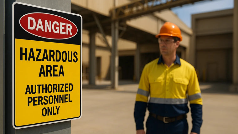 Hazardous Area Signage for Industrial Workplaces hero image