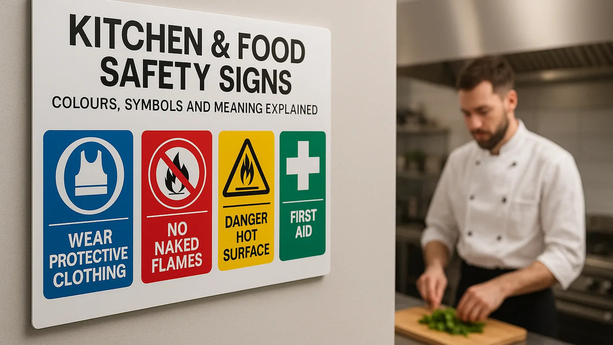 Kitchen & Food Safety Signs: Colours, Symbols and Meaning Explained hero image