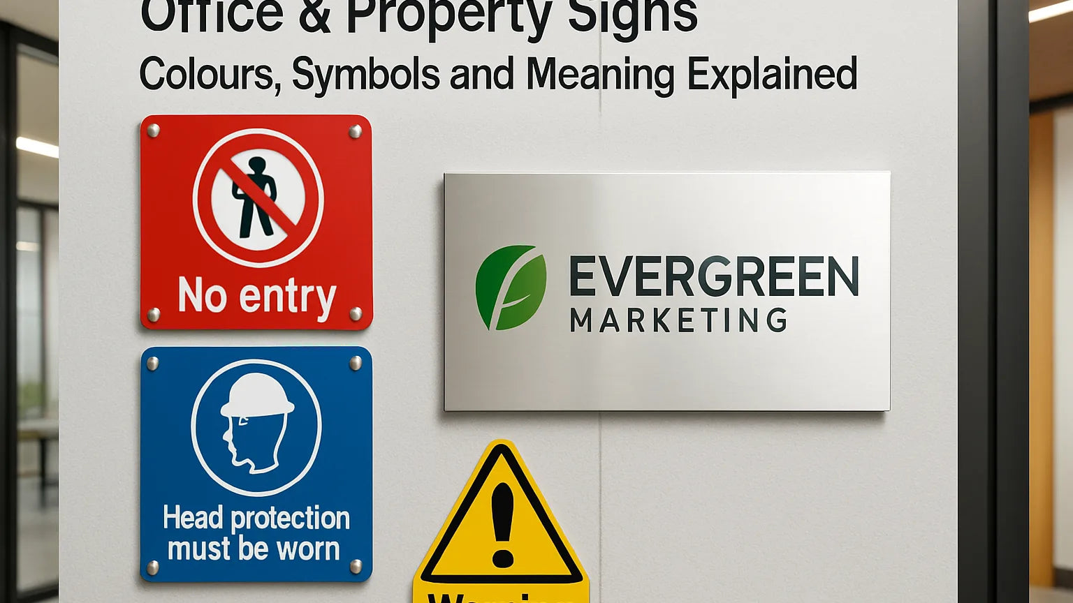 Office & Property Signs: Colours, Symbols and Meaning Explained hero image
