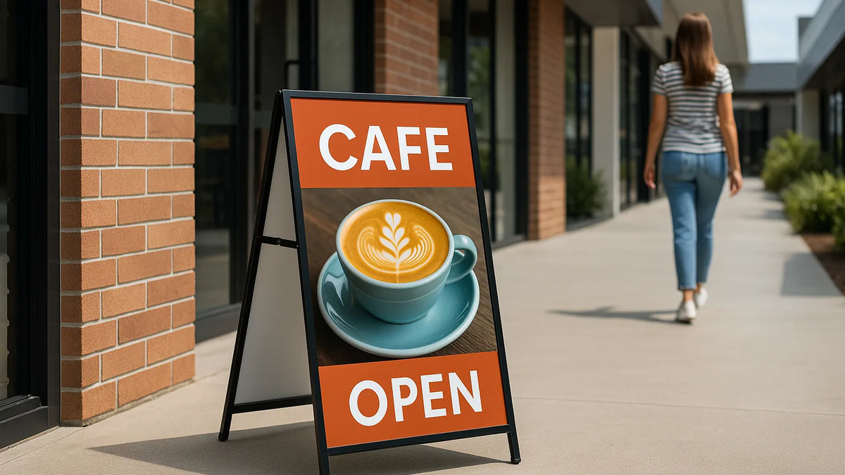 Outdoor A-Frame Signs for Cafes and Retail hero image