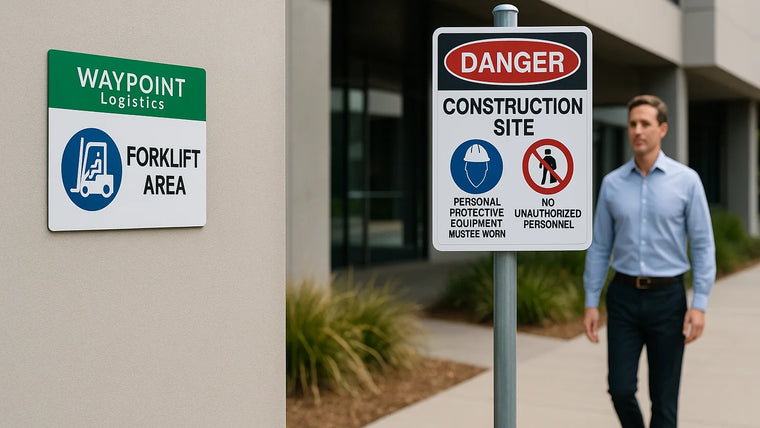 Wall-Mounted vs Post-Mounted Safety Signs hero image