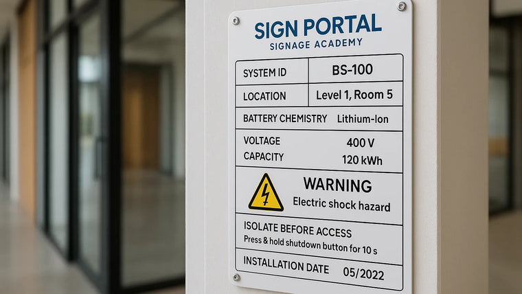 What Information Is Commonly Shown on Battery System Labels? hero image