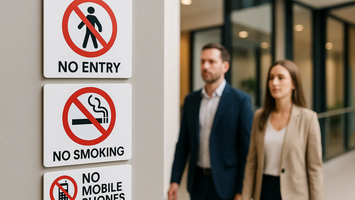 When Are Prohibition Signs Used? hero image