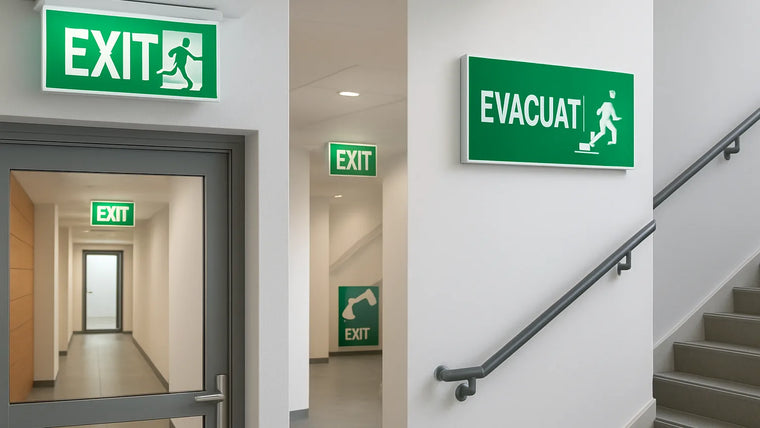 Where Should Exit & Evacuation Signs Be Installed? hero image
