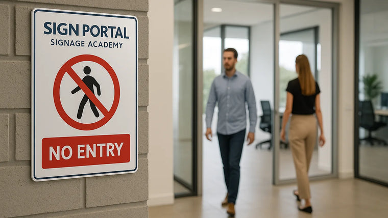 Where Should Prohibition Signs Be Installed? hero image