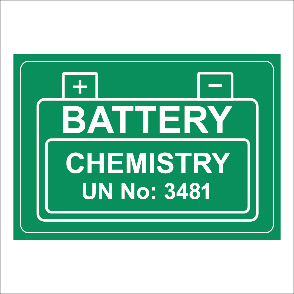 Battery Chemistry UN No: 3481