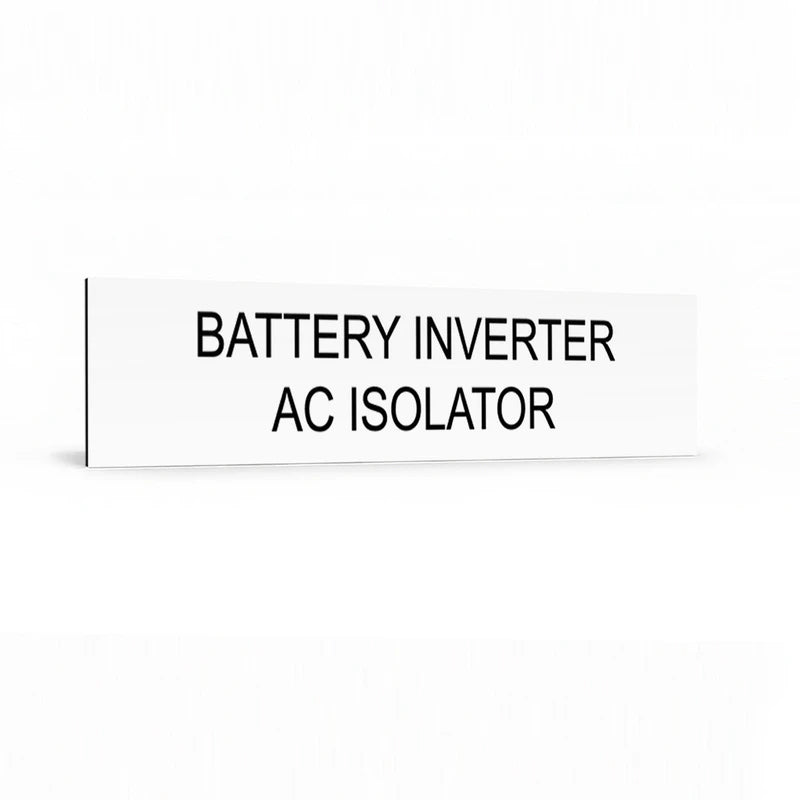 Battery Inverter AC Isolator