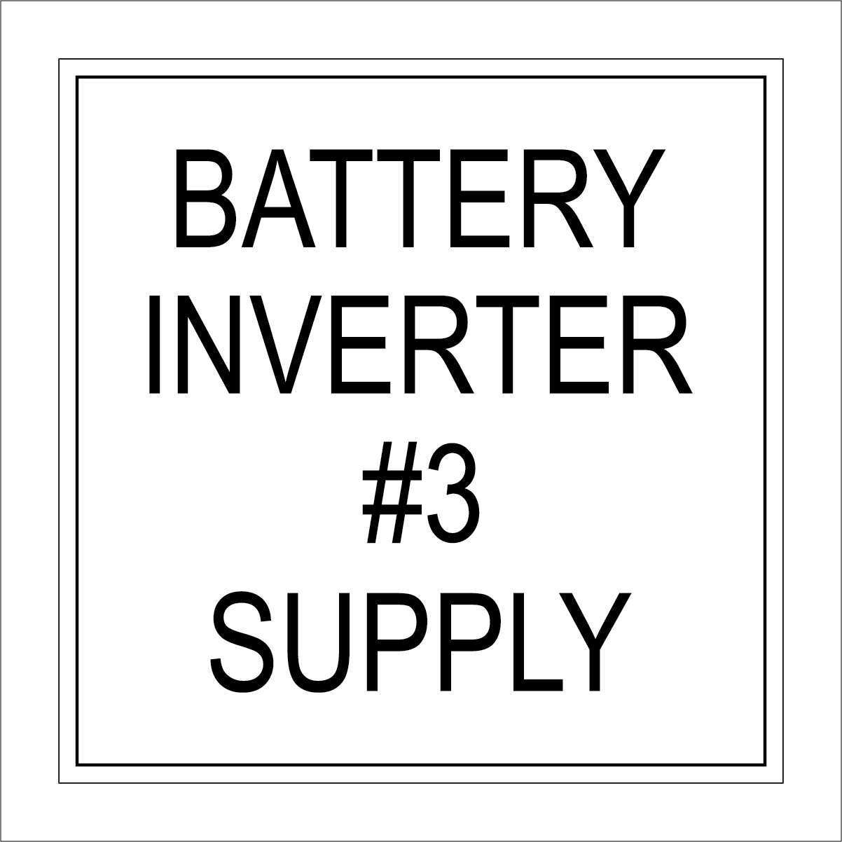 Battery Inverter Supply 3 – Signportal