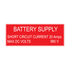 Battery Supply Short Circuit Current Amps Max DC 980 Volts 20 Amps