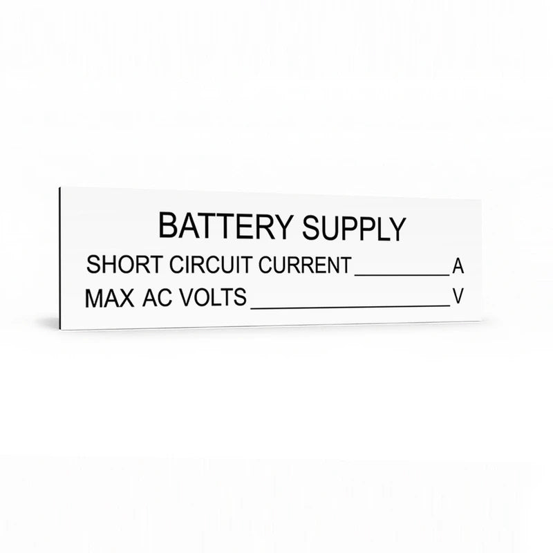 Battery Supply (white) – Max AC Volts