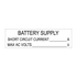 Battery Supply (white) – Max AC Volts