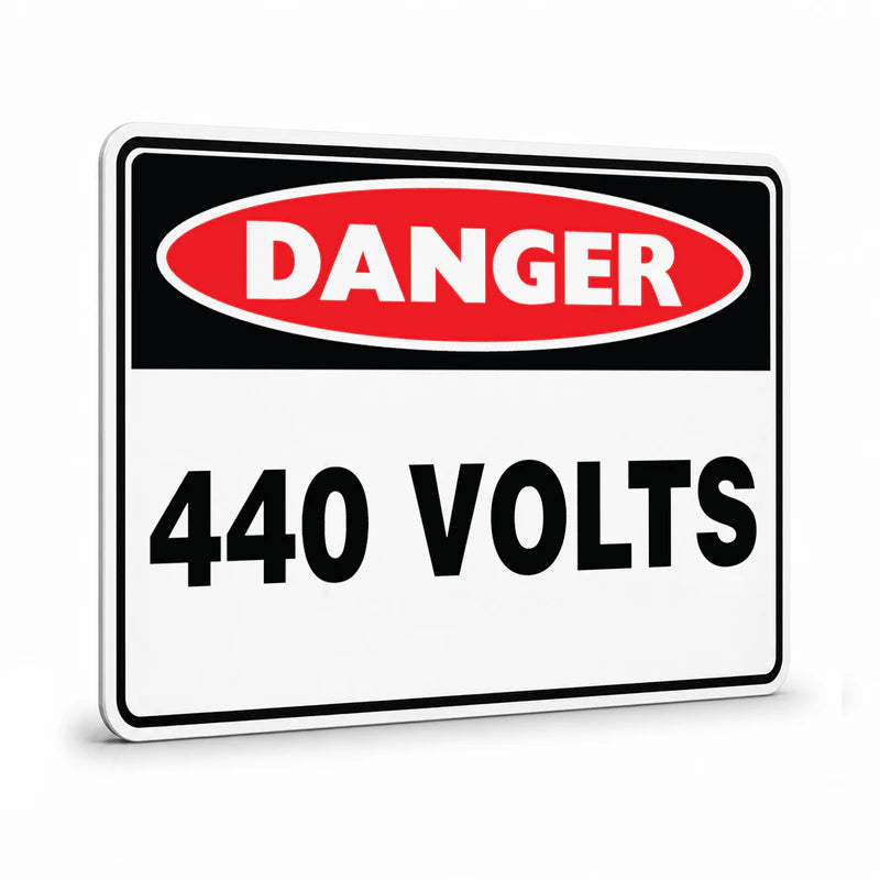 Danger - 440 Volts Sign