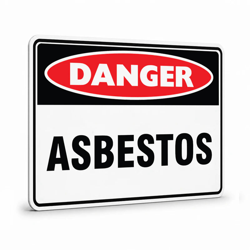 Danger - Asbestos Sign