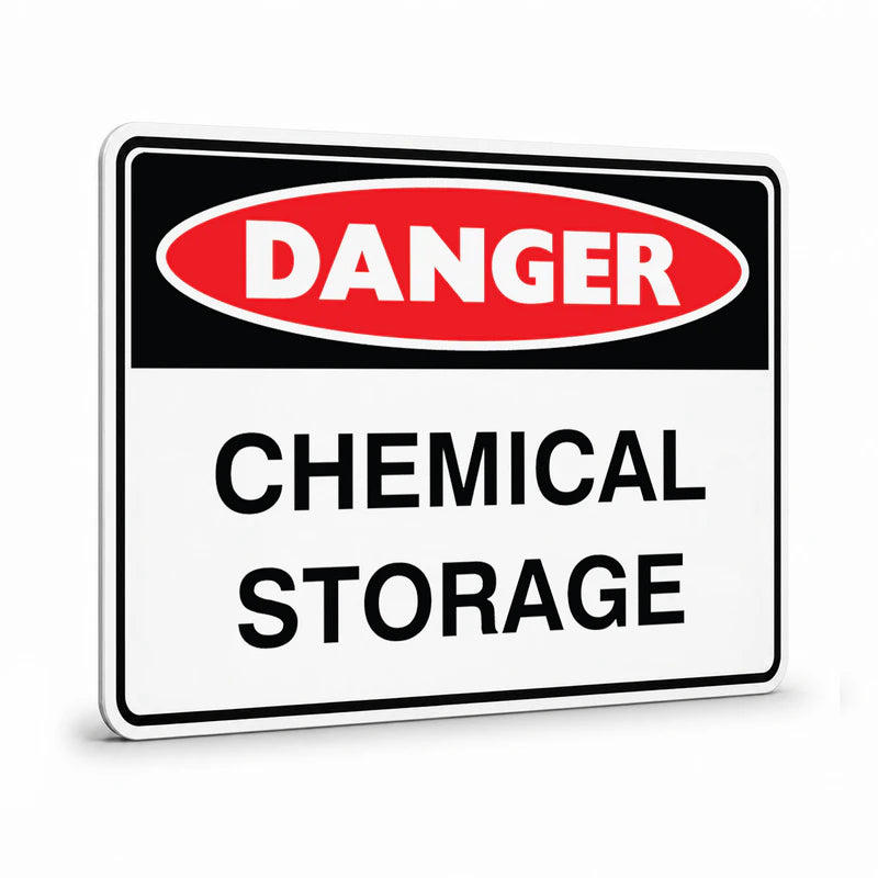 Danger - Chemical Storage Sign