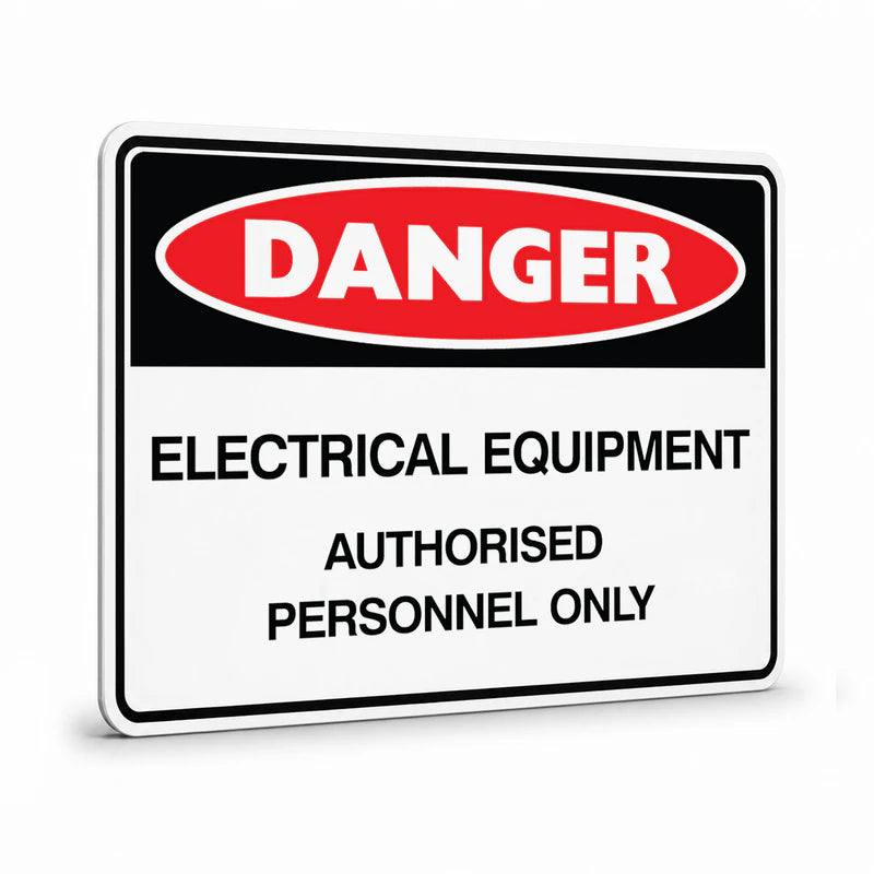 Danger - Electrical Equipment Sign