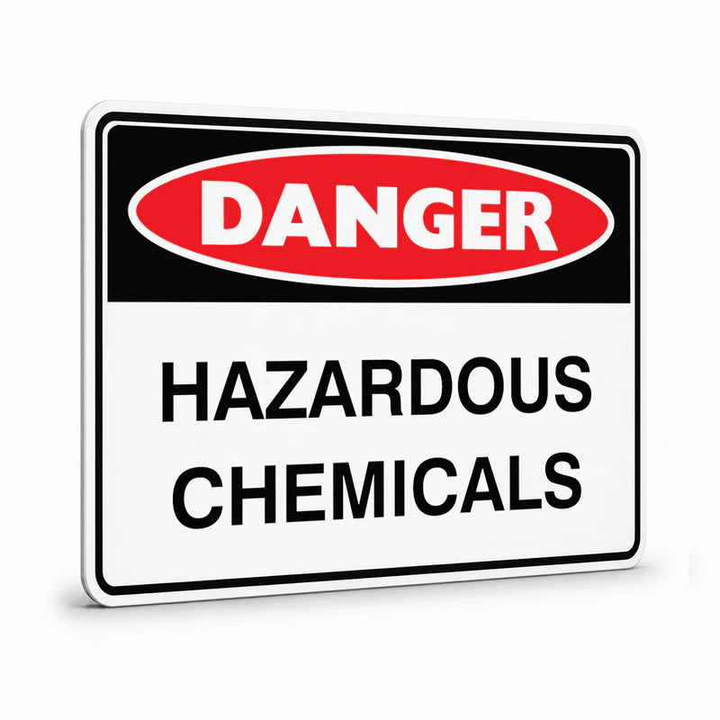 Danger - Hazardous Chemicals Sign