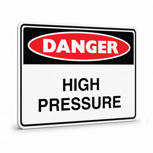 Danger - High Pressure Sign