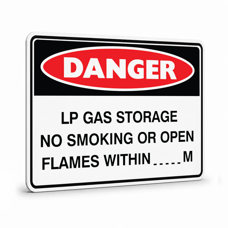 Danger - LP Gas Storage Sign