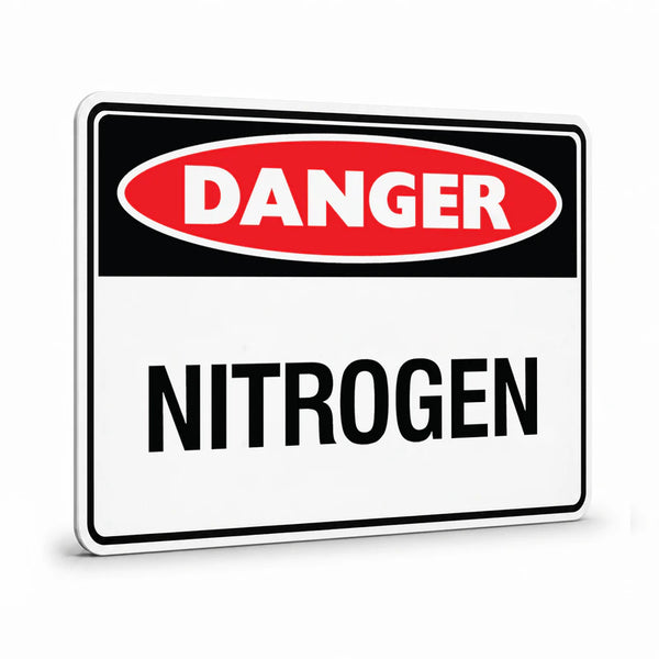 Danger - Nitrogen Sign