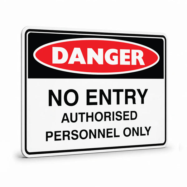 Danger - No Entry Sign