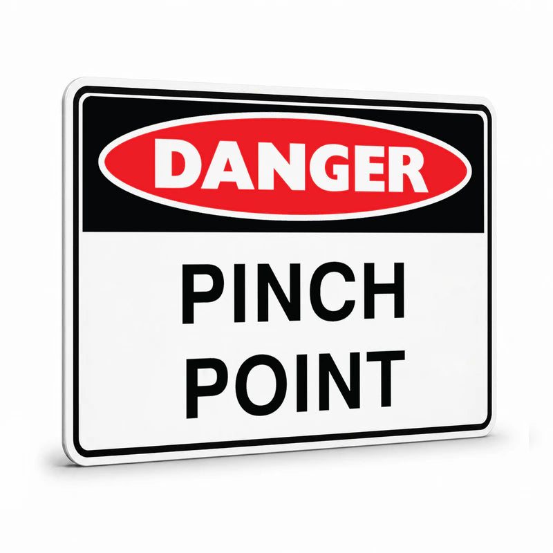 Danger - Pinch Point Sign