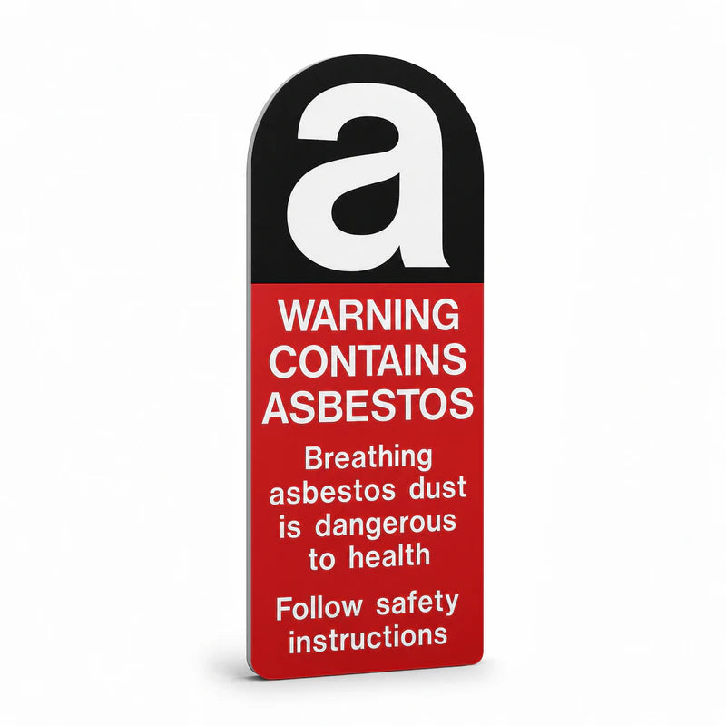 Danger - Warning Contains Asbestos Sign