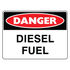 Danger - Diesel Fuel Sign