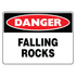 Danger - Falling Rocks Sign