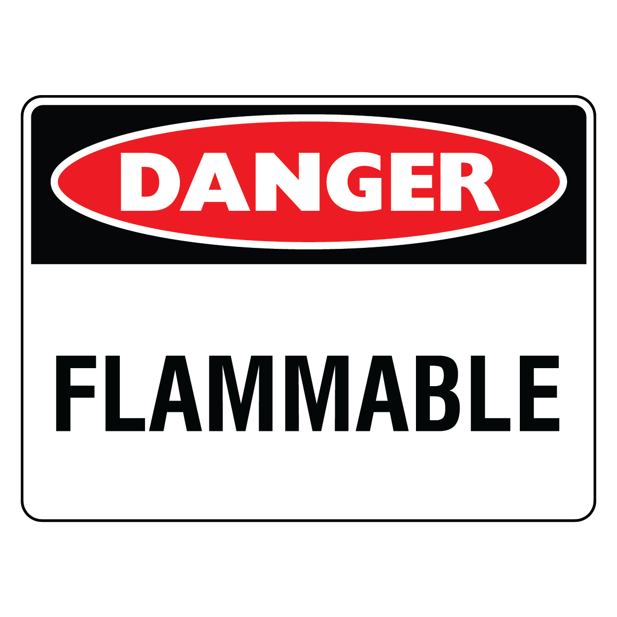 Danger - Flammable Sign