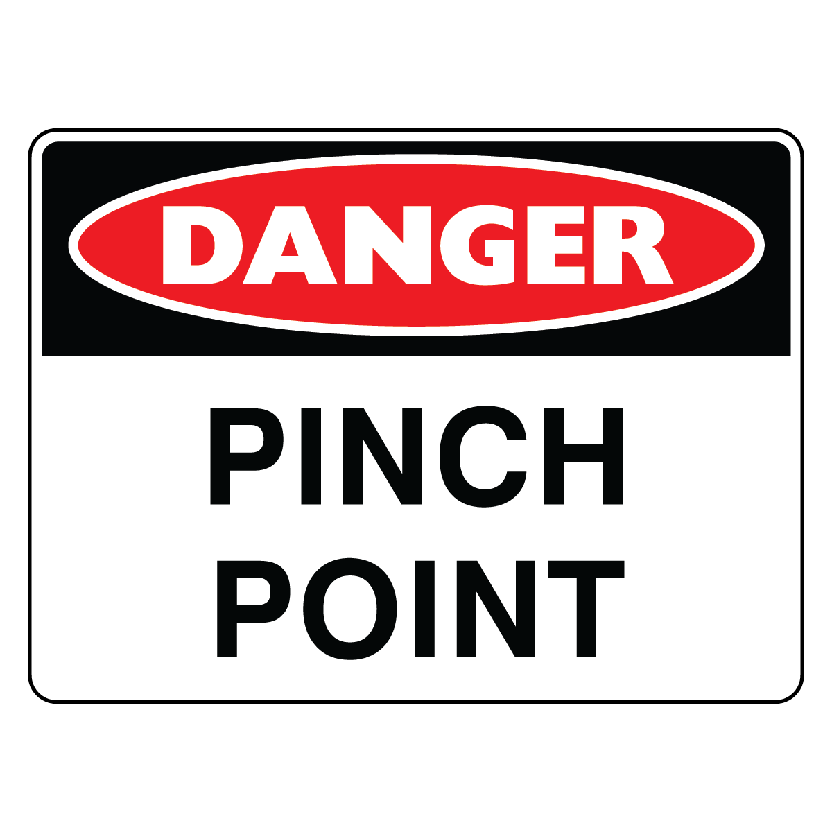 Danger - Pinch Point Sign