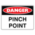 Danger - Pinch Point Sign