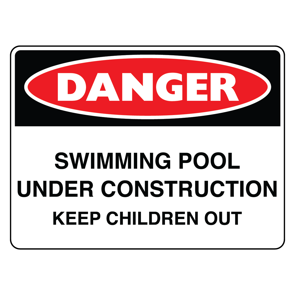 Danger - Swimming Pool Sign