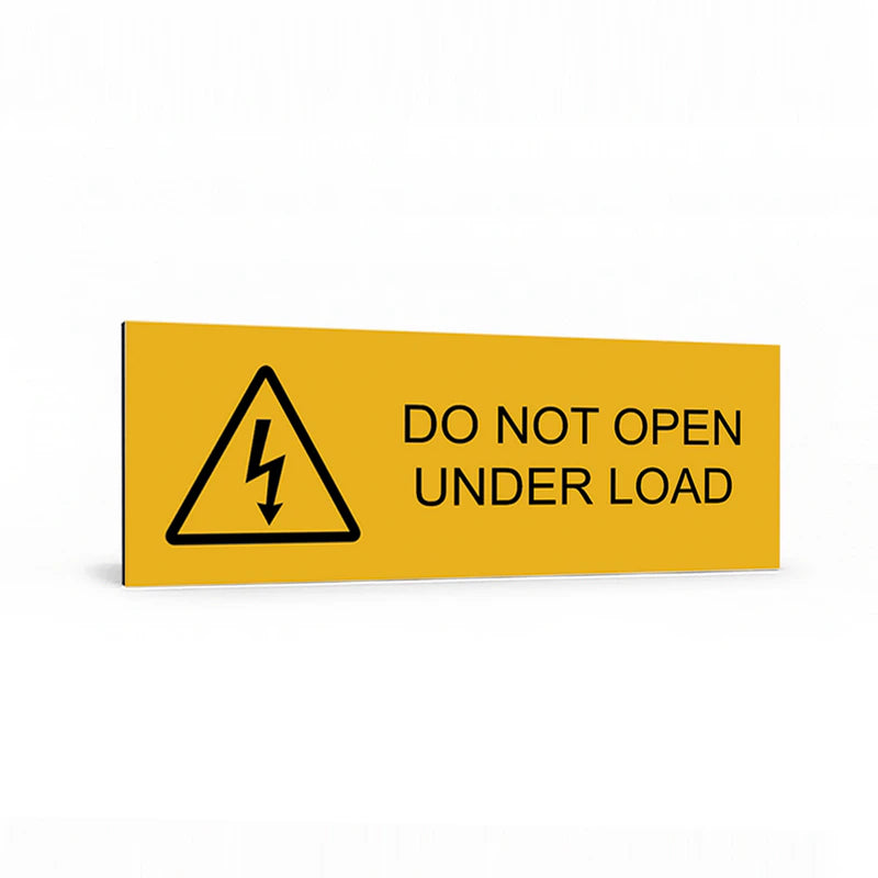 Do Not Open Under Load
