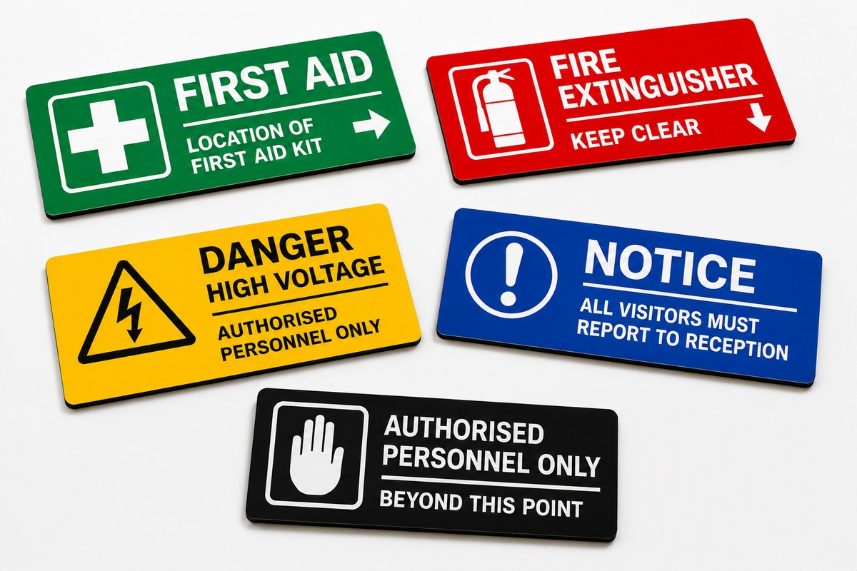 Custom Electrical and Warning Labels (New)