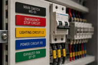 Custom Electrical and Warning Labels