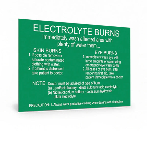 Electrolyte Burns