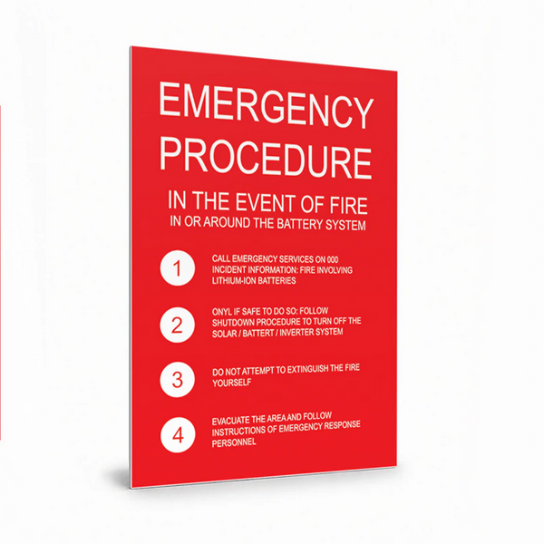 Emergency Procedure In the Event of Fire